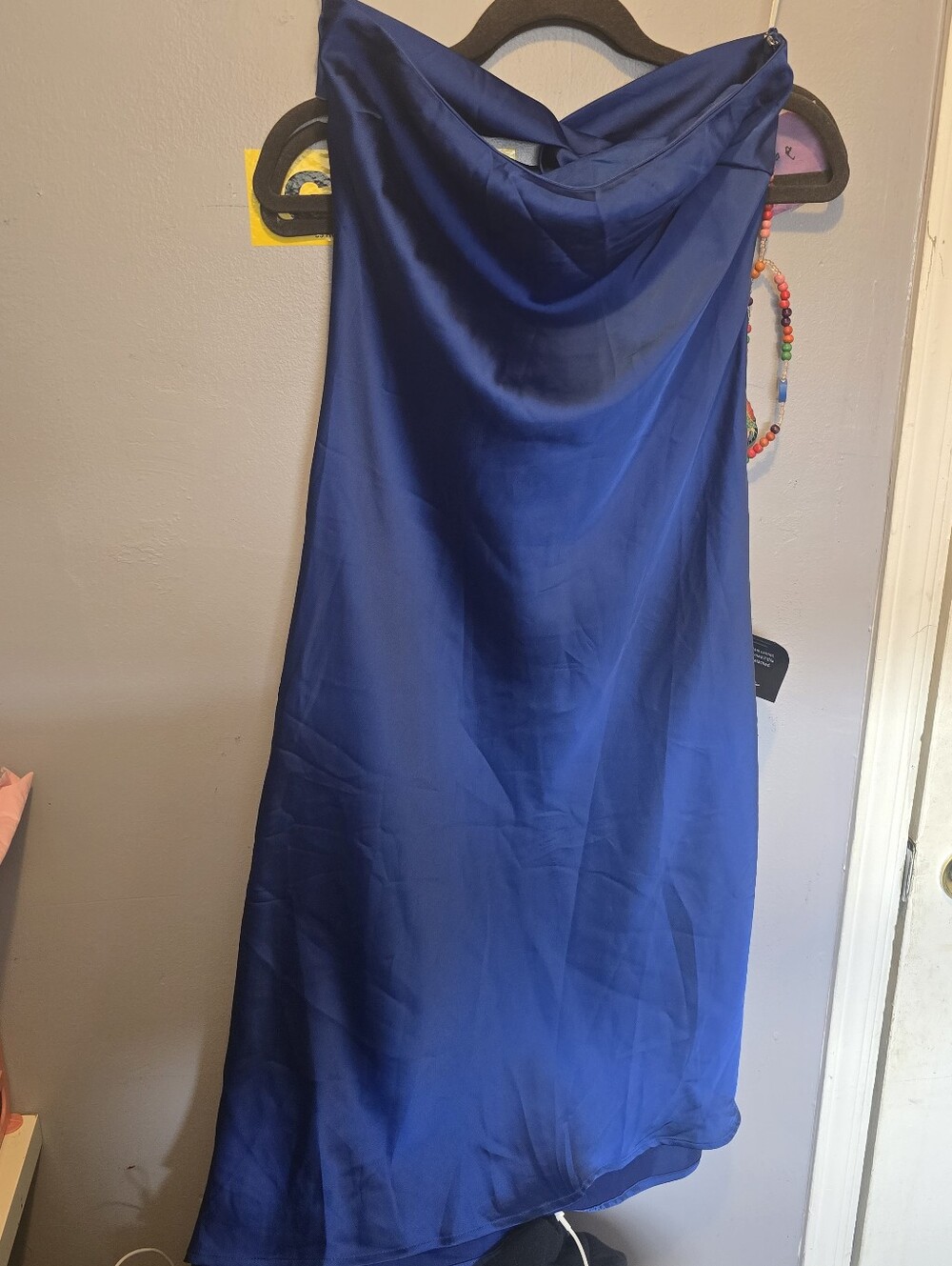 Lulus Strapless Royal Blue Dress